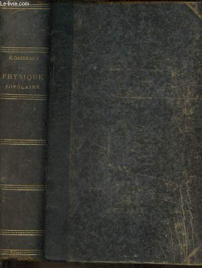 Physique populaire - Collection Bibliothque Camille Flammarion.