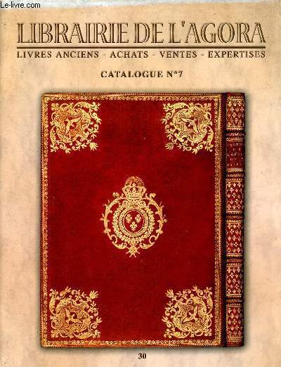 Catalogue de la Librairie de l'Agora - Catalogue n7.