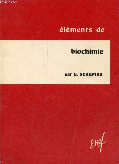 Elments de biochimie.