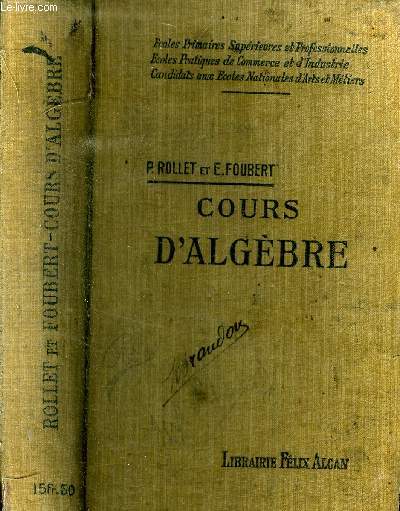 Cours d'Algbre