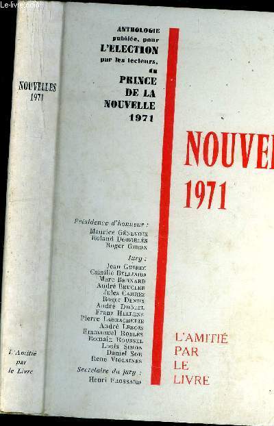 Nouvelles 1971