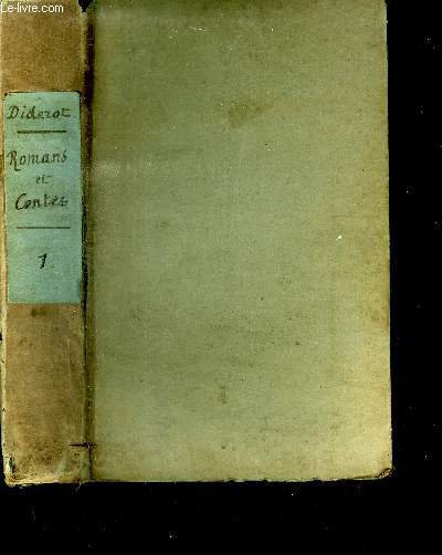 Romans et contes. 1 volume. 2 tomes.