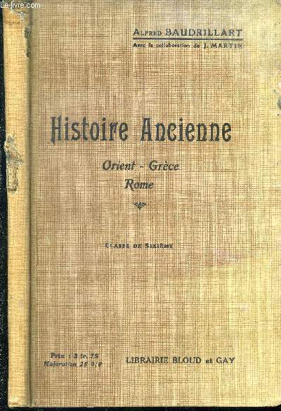 Histoire ancienne. Orient-Grce-Rome