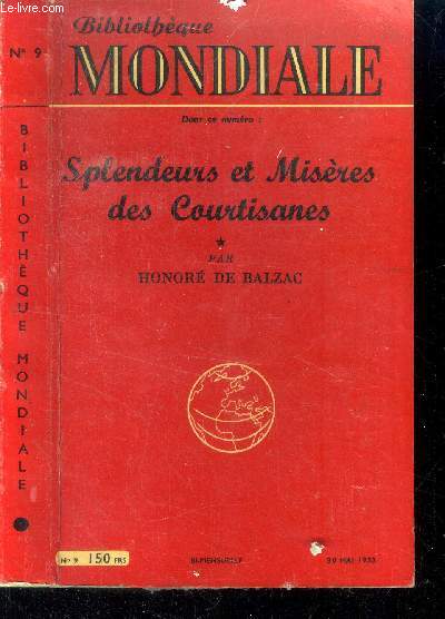 Splendeurs et misres des Courtisannes N9. 30 mai 1953