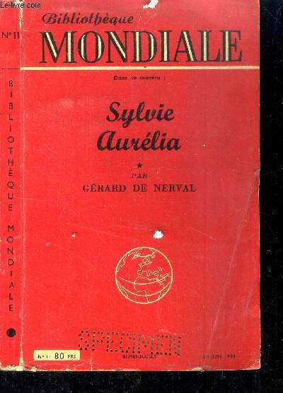 Sylvie et Aurlia. N11 du 30 juin 1953