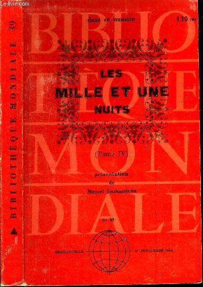 Les mille et une nuits. Tome IV. N39 du 1er septembre 1954.