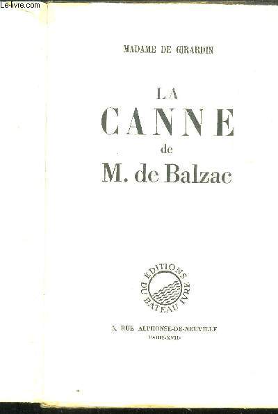 La canne de M. de Balzac