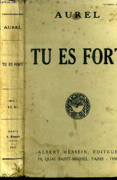 Tu es fort - Aurel - 1938 - Picture 1 of 1