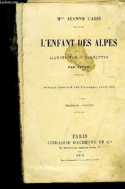 L'enfant des Alpes. Incomplet