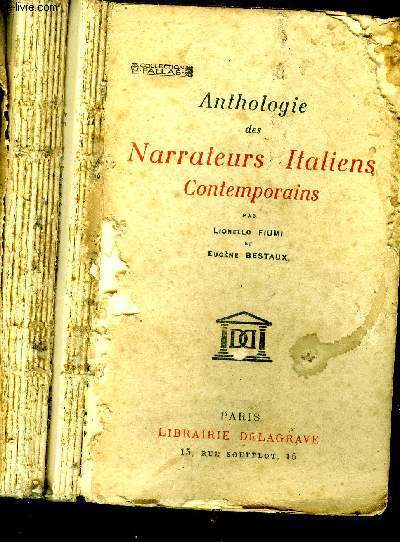 Anthologie des narrateurs italiens contemporains.