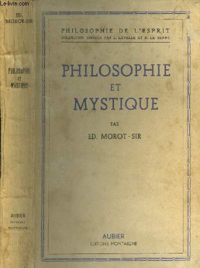 Philosophie et mystique