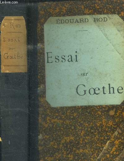 Essai sur Goethe