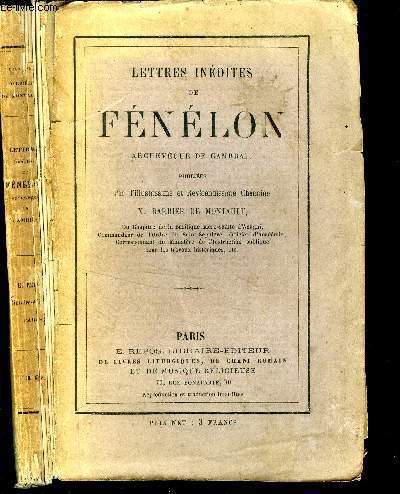 Lettres indites de Fnlon.