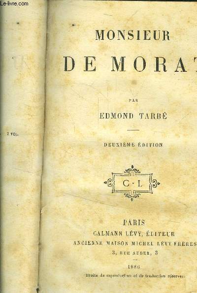 Monsieur de Morat, Deuxime dition