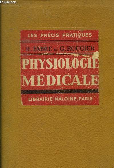 Prcis de physiologie mdicale