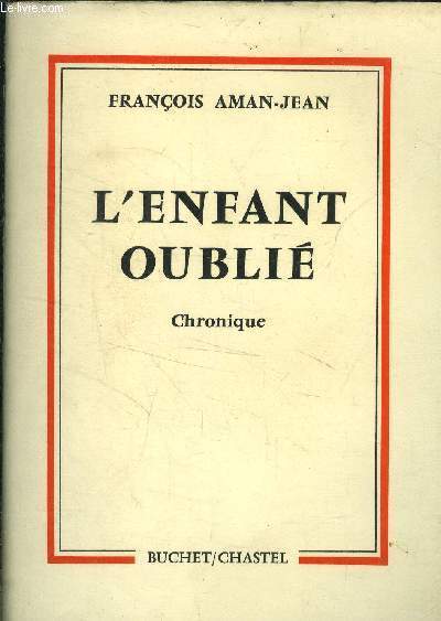 l'enfant oubli