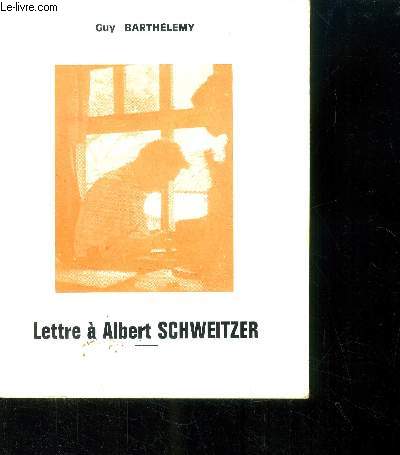 Lettre de Albert Schweitzer