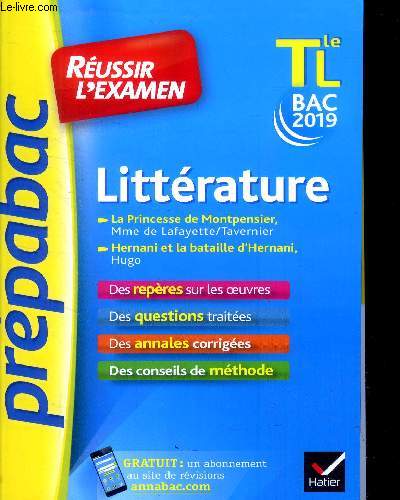 Prpabac - Russir l'examen Terminale L Bac 2019