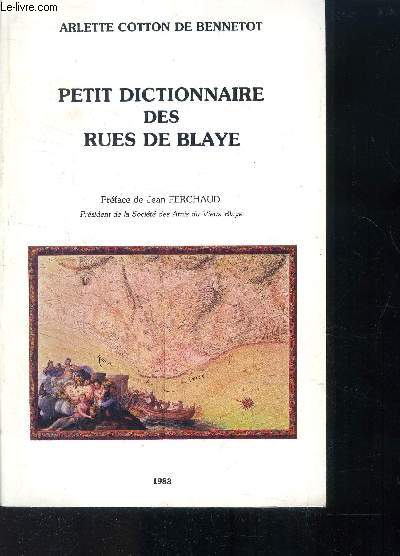 Petit dictionnaire des rues de Blaye