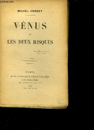 Vnus ou les deux risques