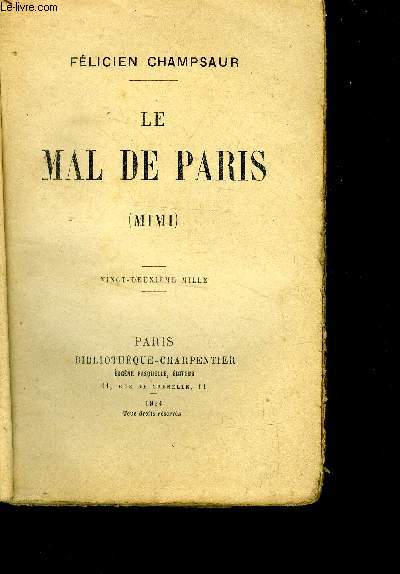 Le mal de Paris (Mimi)