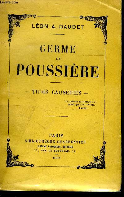 Germe et poussire