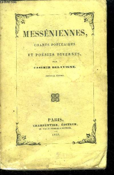 Messniennes, chants populaires et posies diverses.