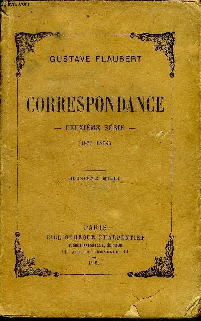 Correspondance Deuxime srie (1850-1854)