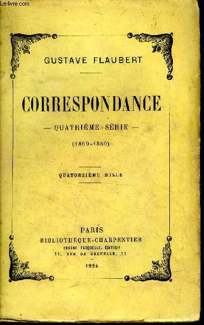 Correspondance Quatrime srie (1869-1880)
