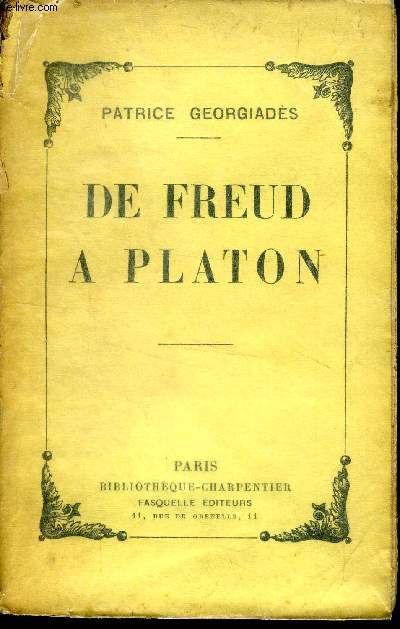 De Freud  Platon