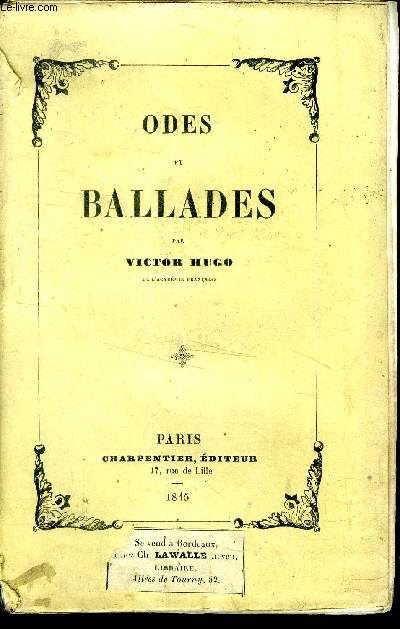 Odes et Ballades