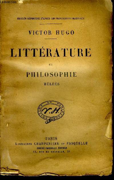 Littrature et Philosophie mles