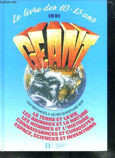 Geant 1991 - Le livre des 10-15 ans