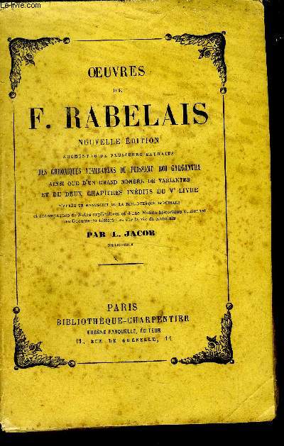Oeuvres de F. Rabelais