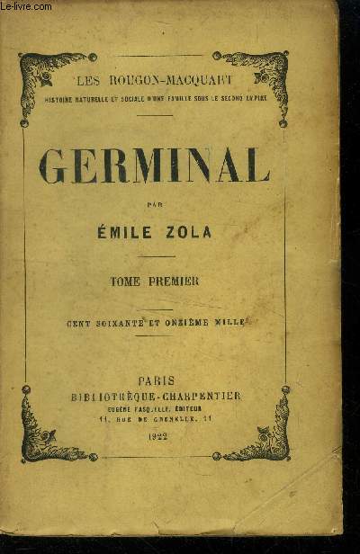 Germinal en deux volumes