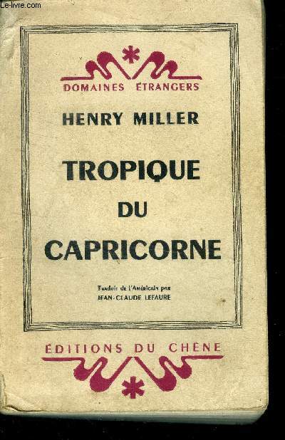 Tropique du Capricorne