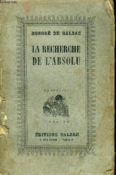 La recherche de l'absolu