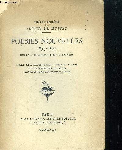 Posies nouvelles 1833-1852