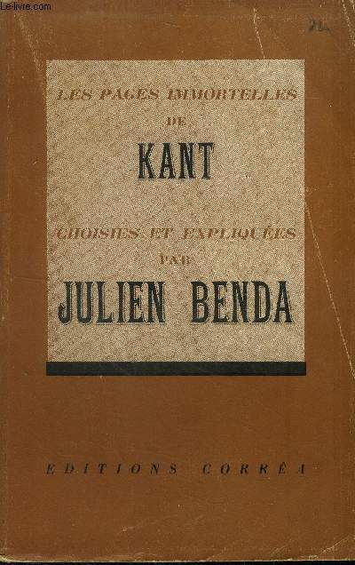 Les pages immortelles de Kant