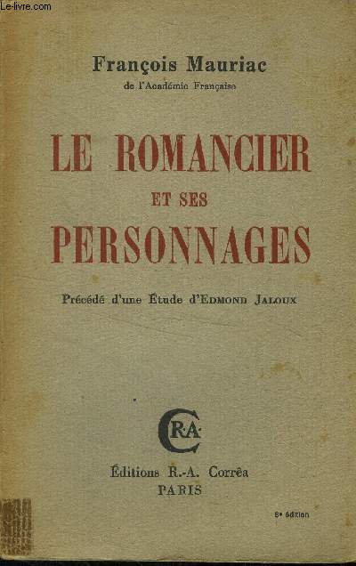 Le romancier et ses personnages