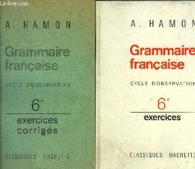 Grammaire française 6e exercices + les exercices corrigés