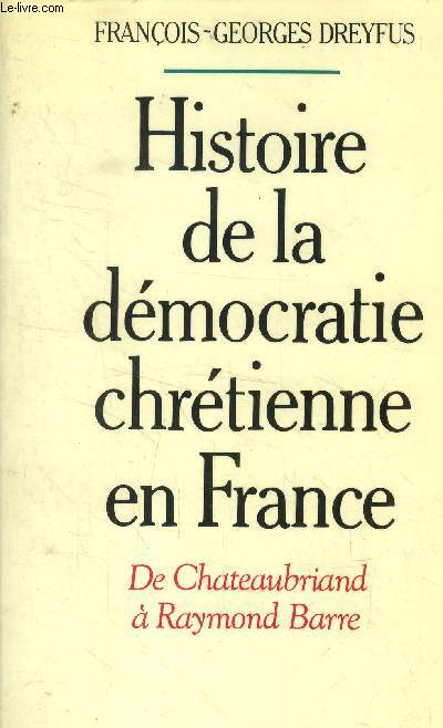 Histoire de la dmocratie chrtienne en France
