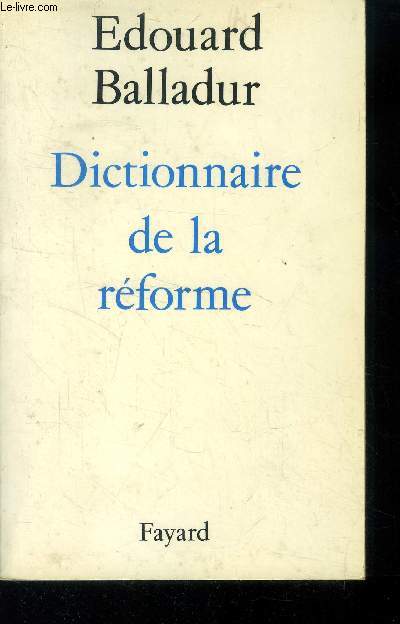 Dictionnaire de la rforme