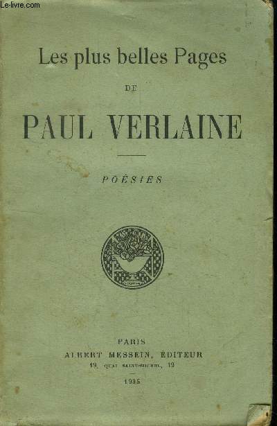 Les plus belles pages de Paul Verlaine. Posies