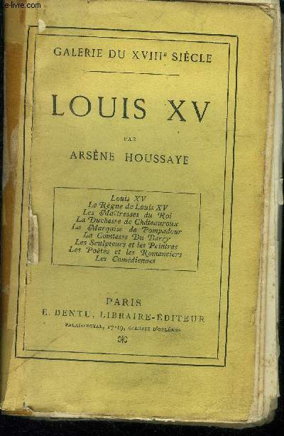Louis XV,Collection 