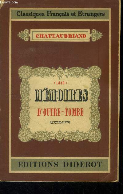 Mmoires d'outre-tombe (extraits)
