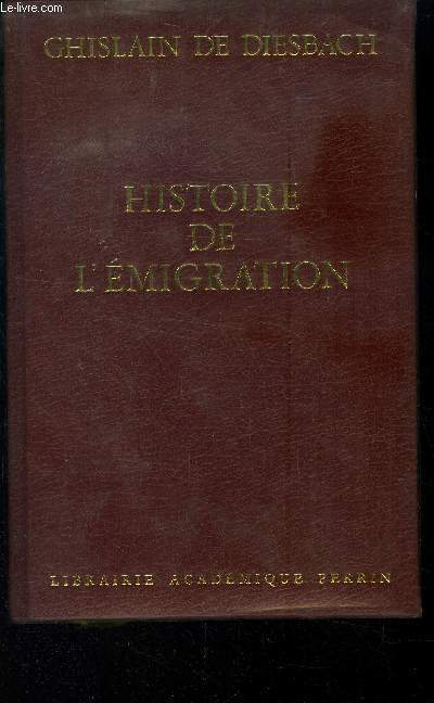 Histoire de l'migration 1789-1814