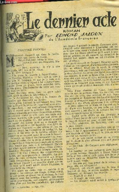 Lisez-moi XII, fasc 133 : Le dernier acte / Dmons/ Corps  coeur