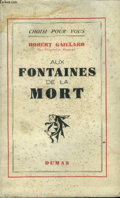 Aux fontaines de la mort