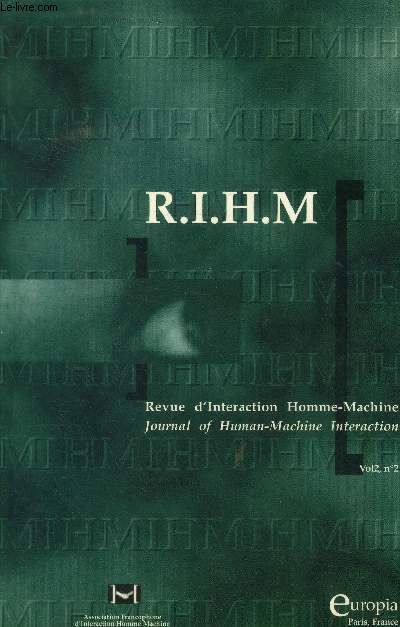 Revue d'interaction homme machine Vol.2 n 2 :Le systme halpin- Nouveaux instruments actifs et activits narratives...